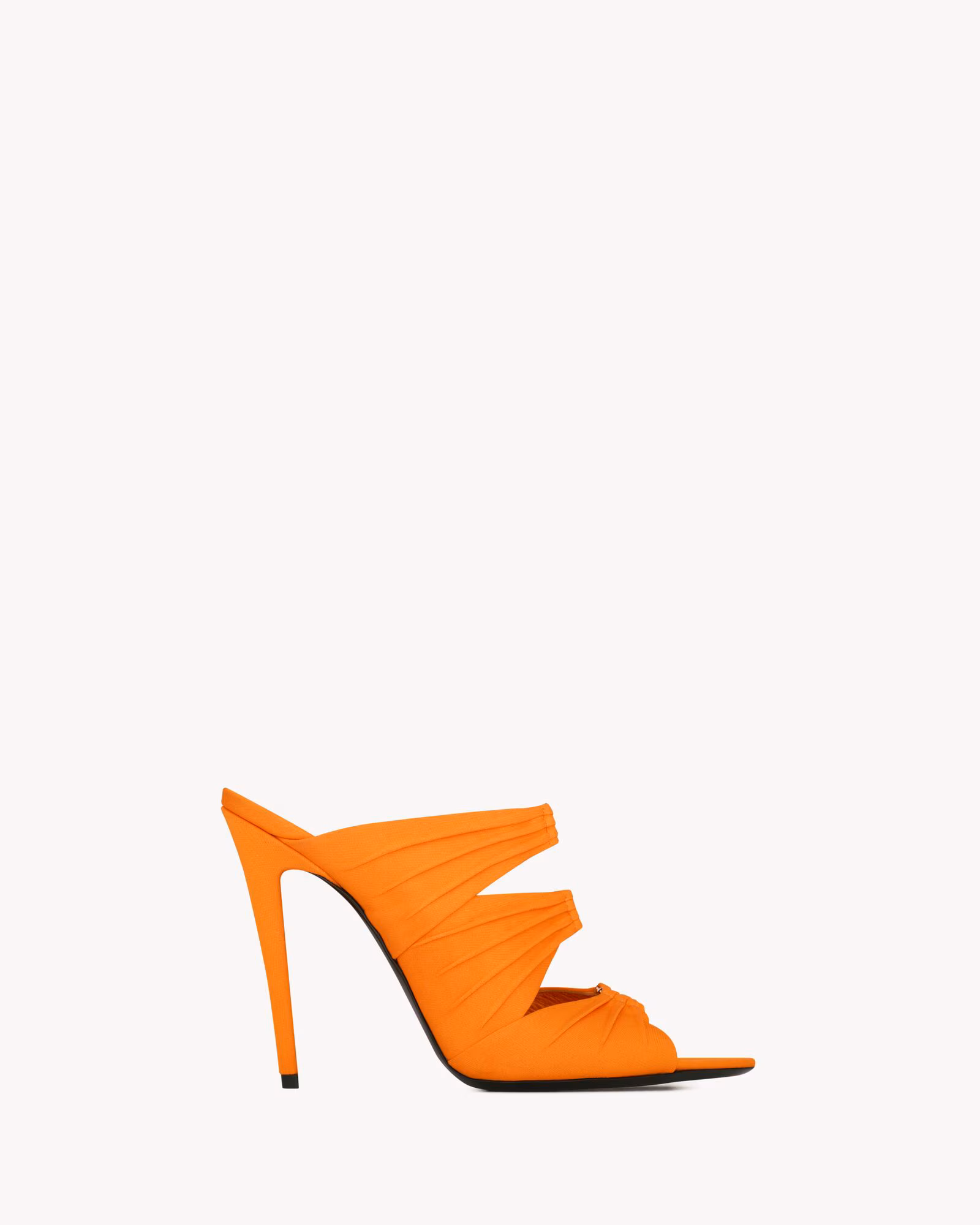 صندل زنانه Saint Laurent مدل EMILIE Satin Crepe - تصویر 6