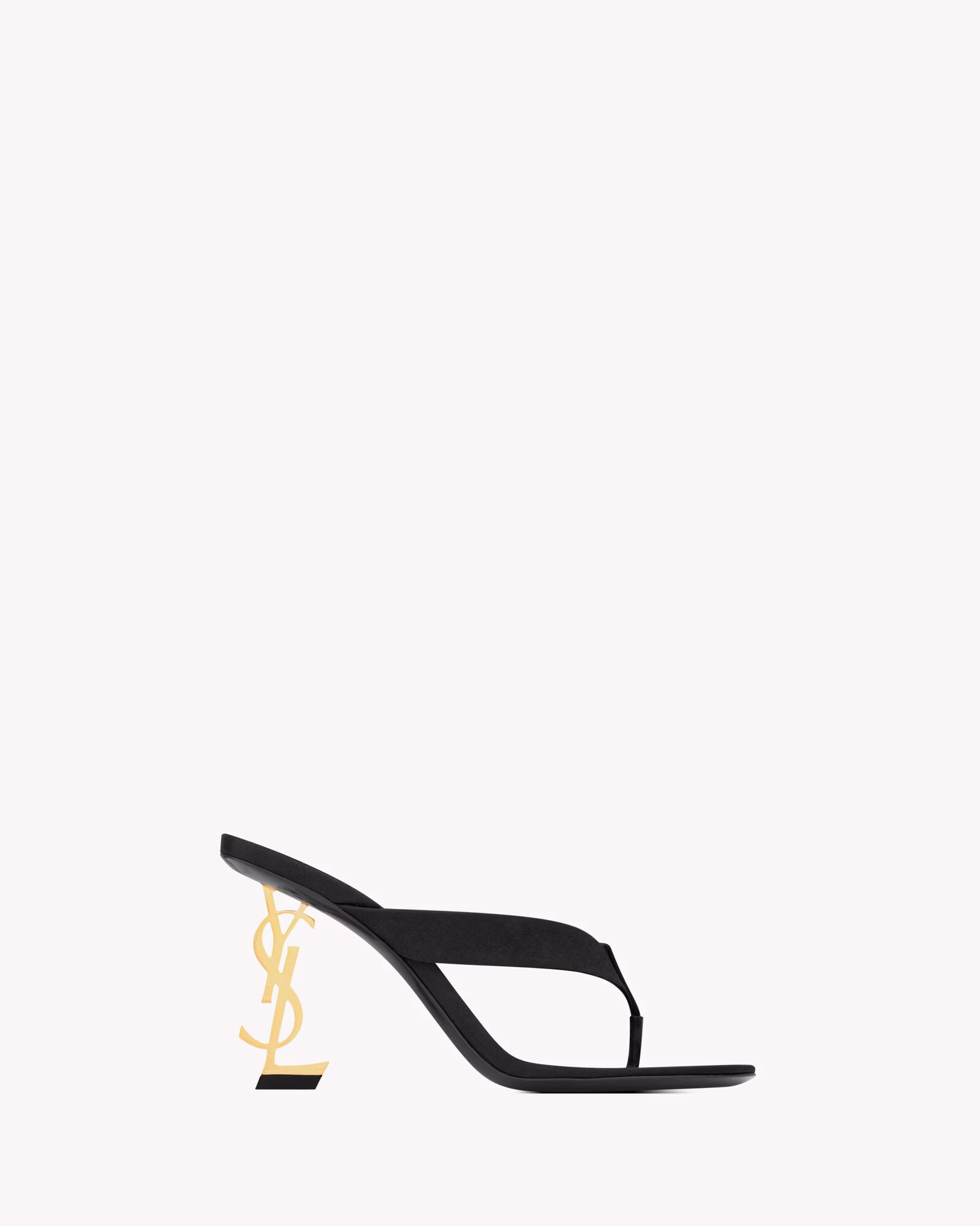 صندل لاانگشتی زنانه Saint Laurent مدل OPYUM Satin Crepe - تصویر 7