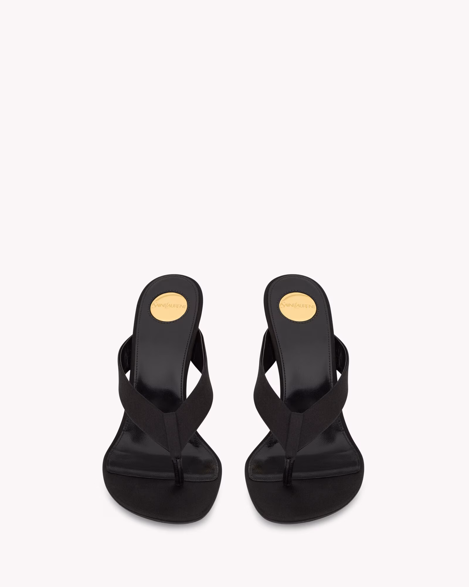 صندل لاانگشتی زنانه Saint Laurent مدل OPYUM Satin Crepe - تصویر 8
