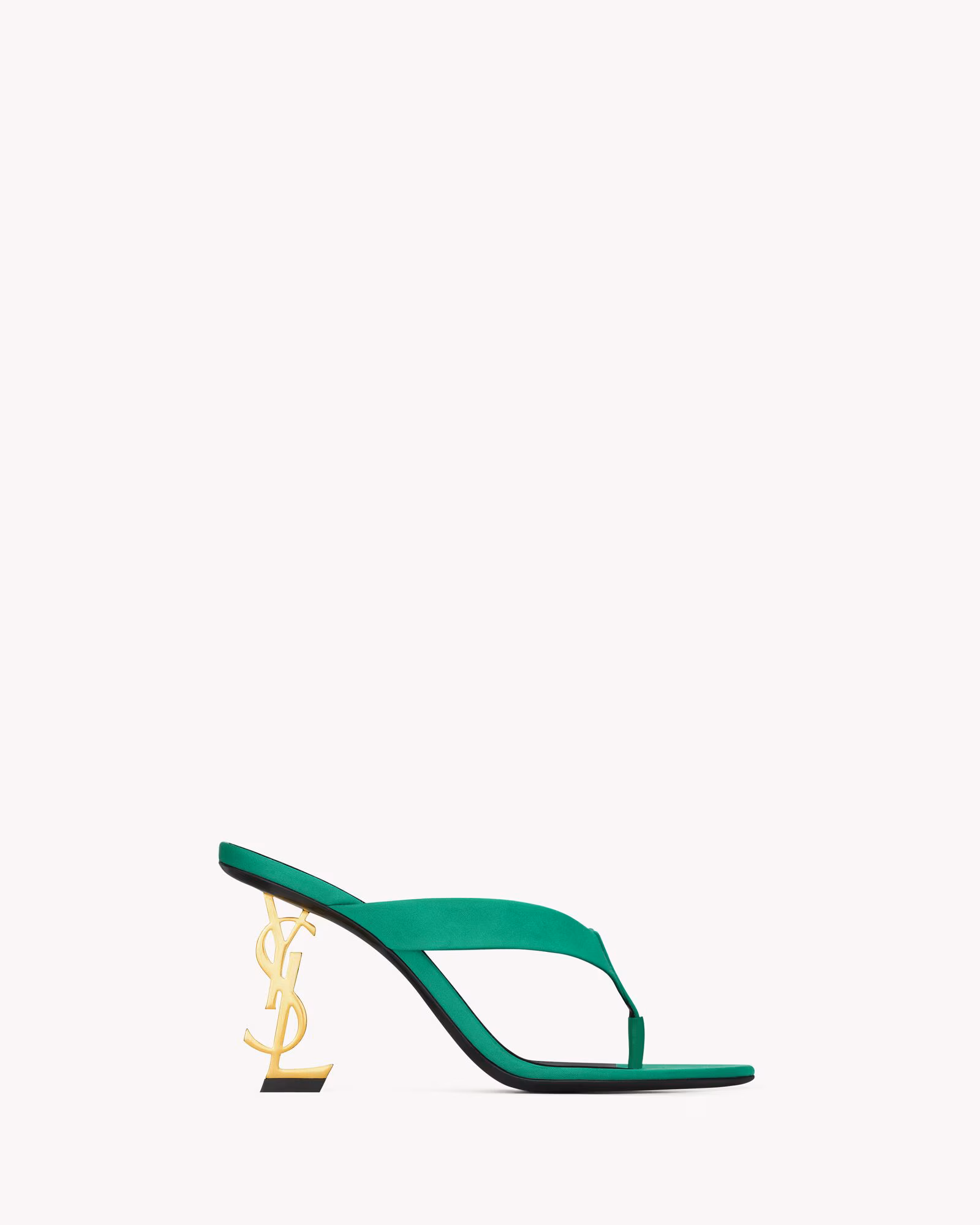 صندل لاانگشتی زنانه Saint Laurent مدل OPYUM Satin Crepe - تصویر 2