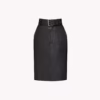 دامن چرمی زنانه Saint Laurent