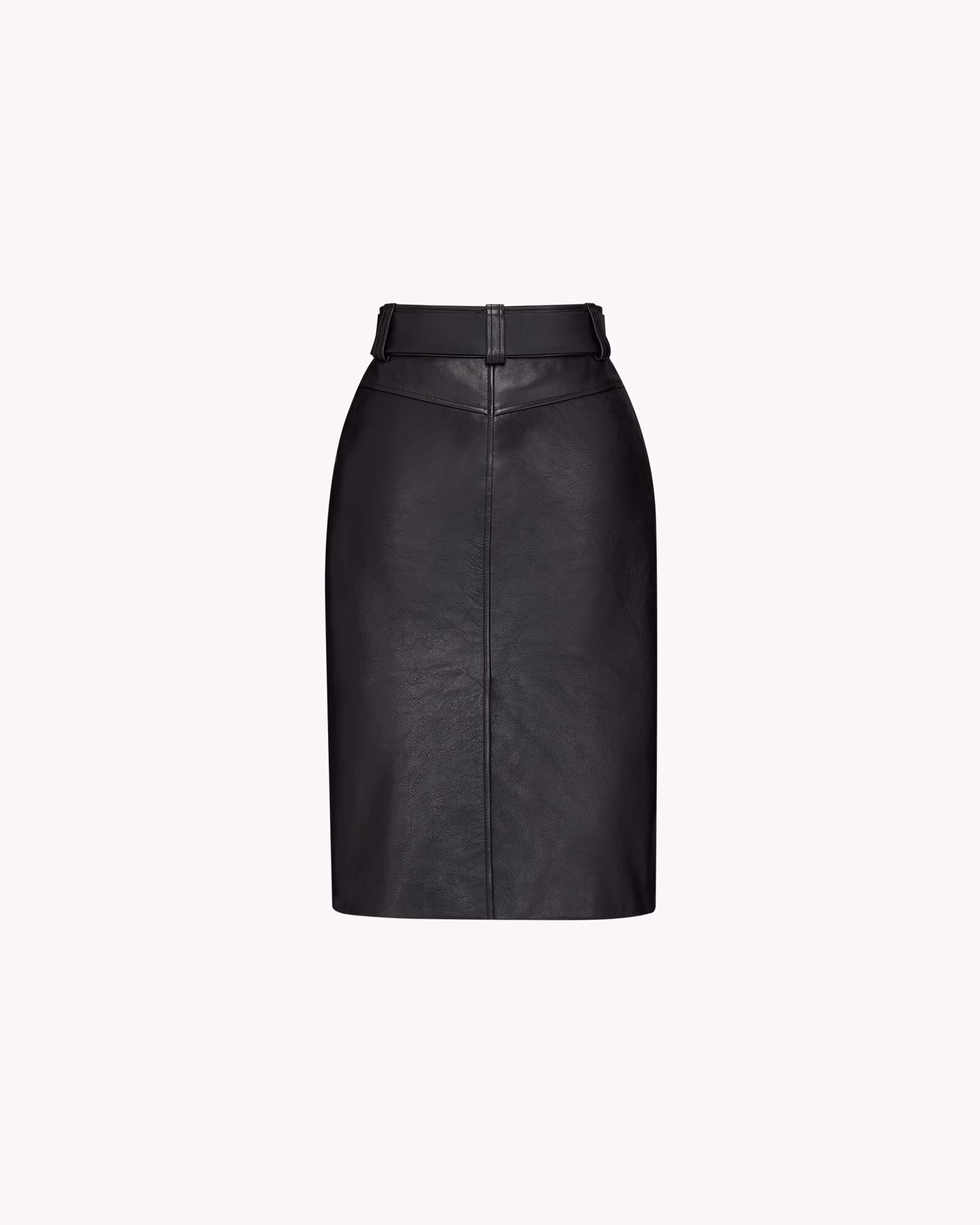 دامن چرمی زنانه Saint Laurent