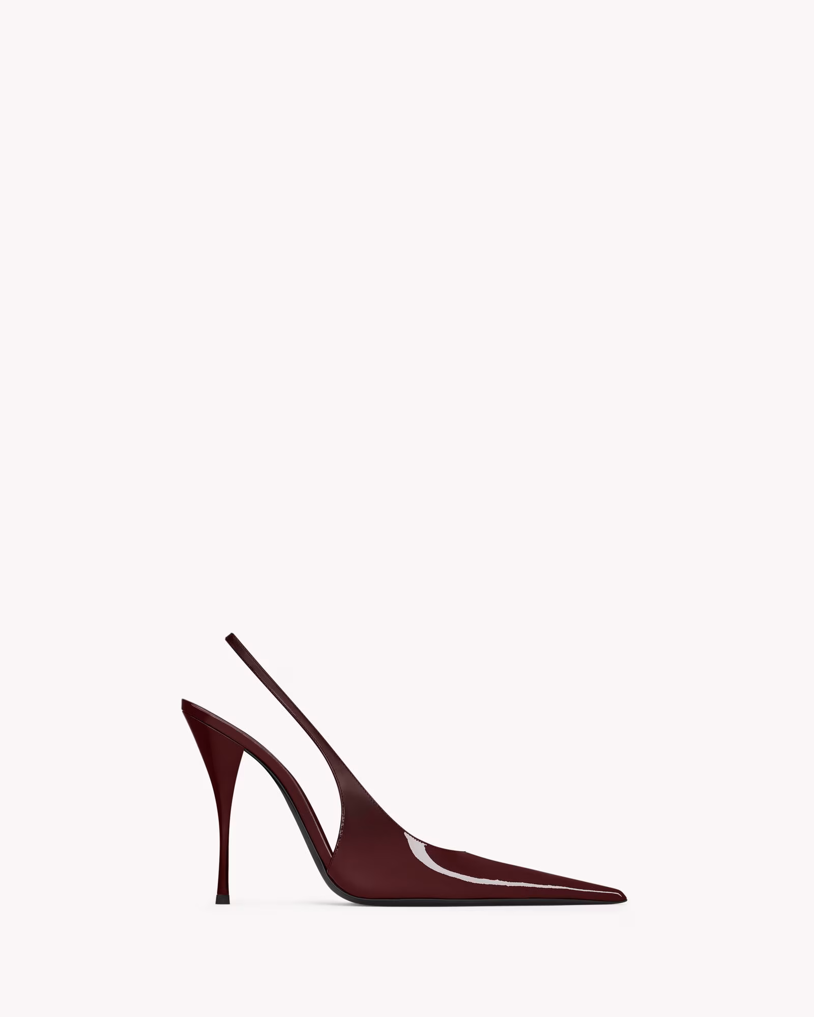 کفش پاشنه بلند زنانه Saint Laurent مدل P.A.R.I.S. slingback pumps in patent leather - تصویر 2