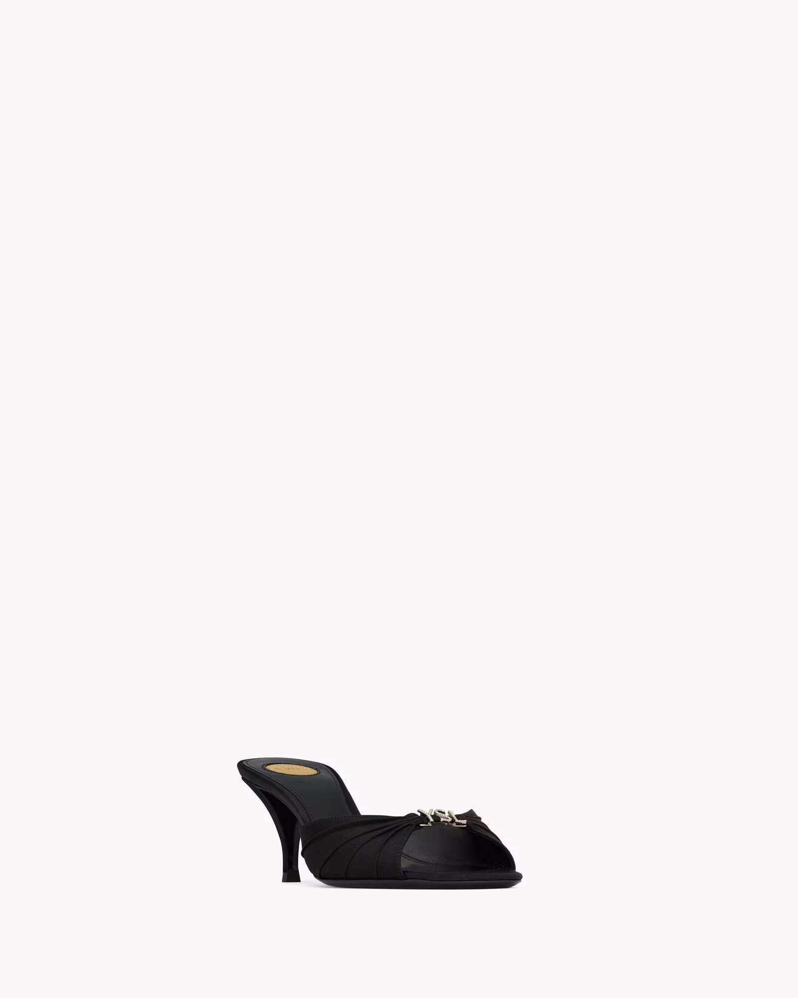 صندل زنانه Saint Laurent مدل JERRY Satin Crepe - تصویر 3