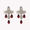 گوشواره زنانه Saint Laurent Crystal Cross