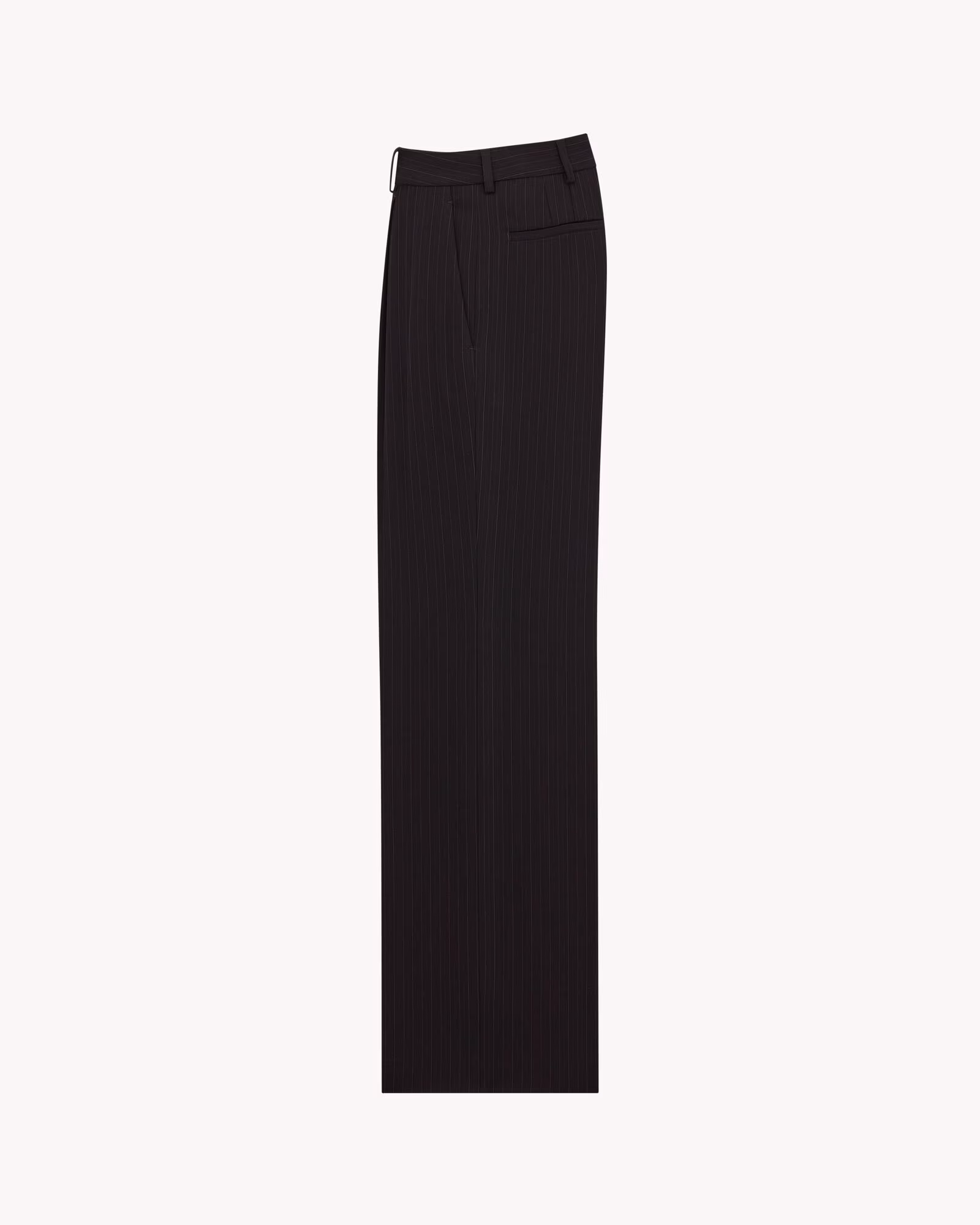 شلوار مردانه Saint Laurent مدل Fluid Striped Crepe Tailored Pants - تصویر 2