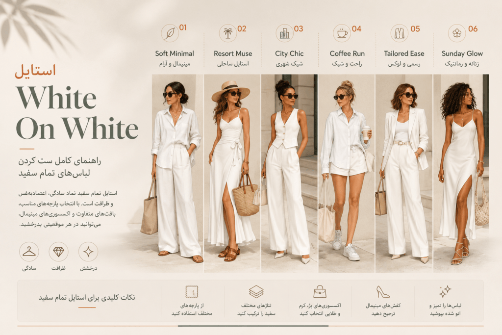 استایل تمام سفید
