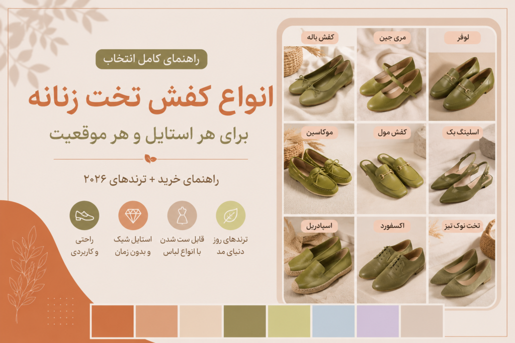 کفش تخت زنانه