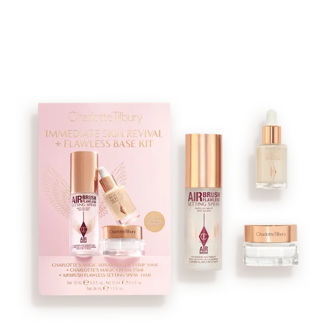 ست مراقبت پوستی Charlotte Tilbury Magic Cream + Magic Serum + AIRbrush Setting Spray - تصویر 3