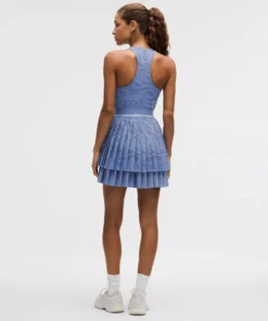 Alternative view of پیراهن تنیس زنانه Lululemon Paisley-Mesh Pleated