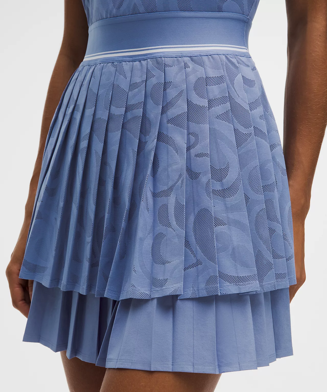 پیراهن تنیس زنانه Lululemon Paisley-Mesh Pleated - تصویر 5