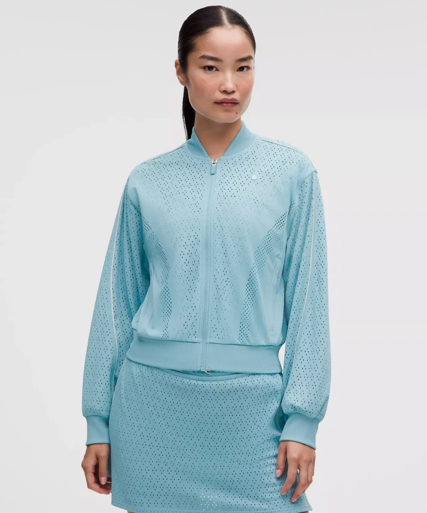 کاپشن تنیس زنانه Lululemon Ace Advantage Knit Mesh Tennis Jacket