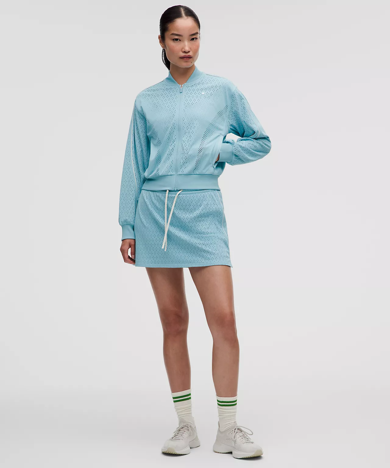 کاپشن تنیس زنانه Lululemon Ace Advantage Knit Mesh Tennis Jacket - تصویر 2