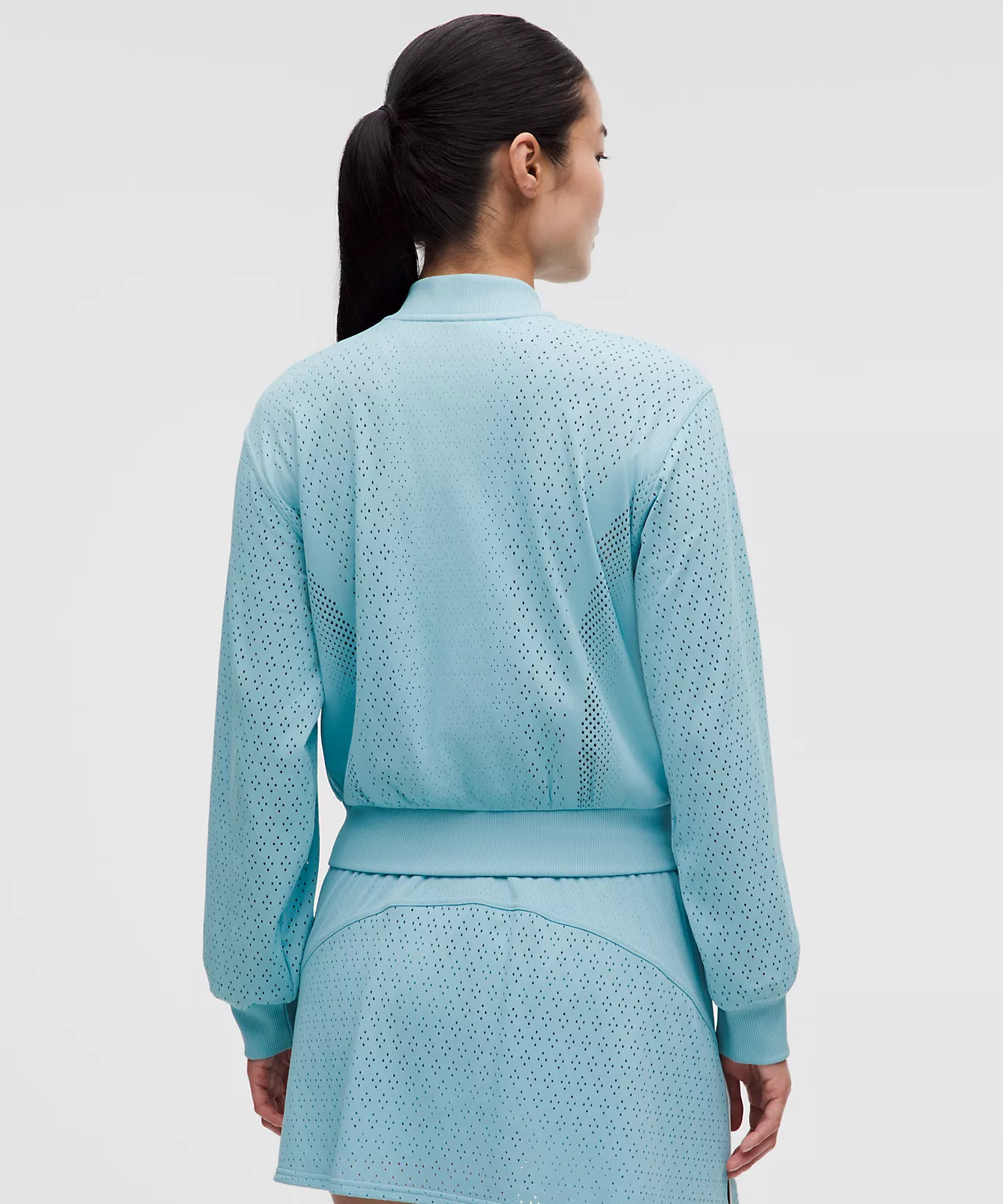 کاپشن تنیس زنانه Lululemon Ace Advantage Knit Mesh Tennis Jacket - تصویر 3