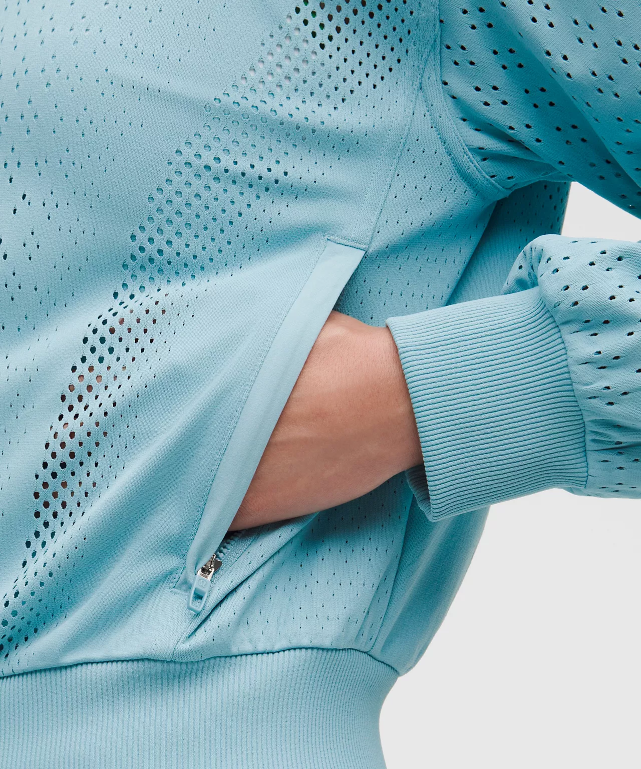 کاپشن تنیس زنانه Lululemon Ace Advantage Knit Mesh Tennis Jacket - تصویر 5