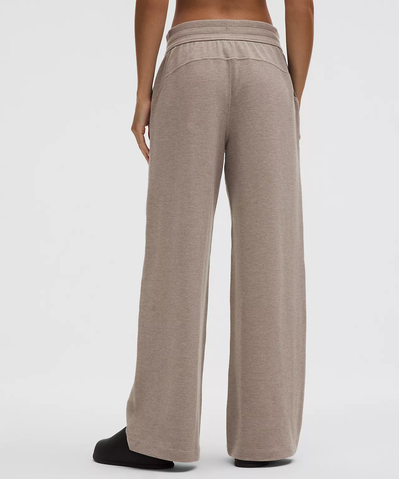 شلوار زنانه Lululemon Scuba Mid-Rise Wide-Leg Pant Waffle - تصویر 3