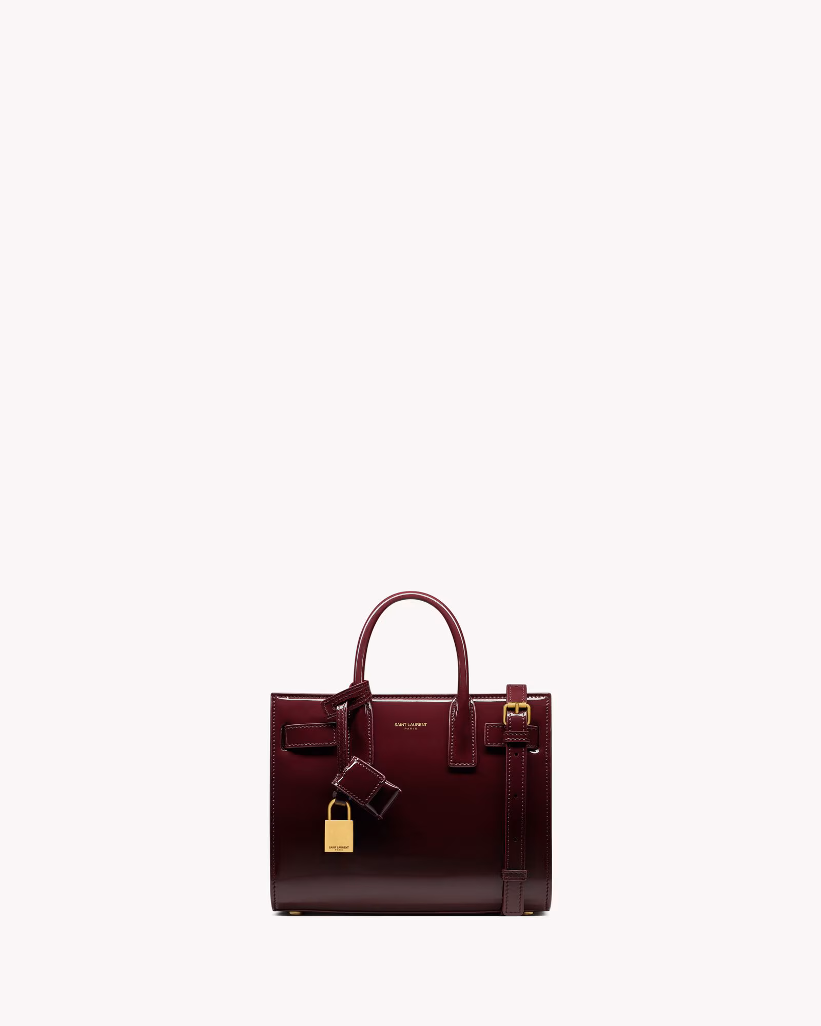 کیف زنانه Saint Laurent SAC DE JOUR Dark Red Wine