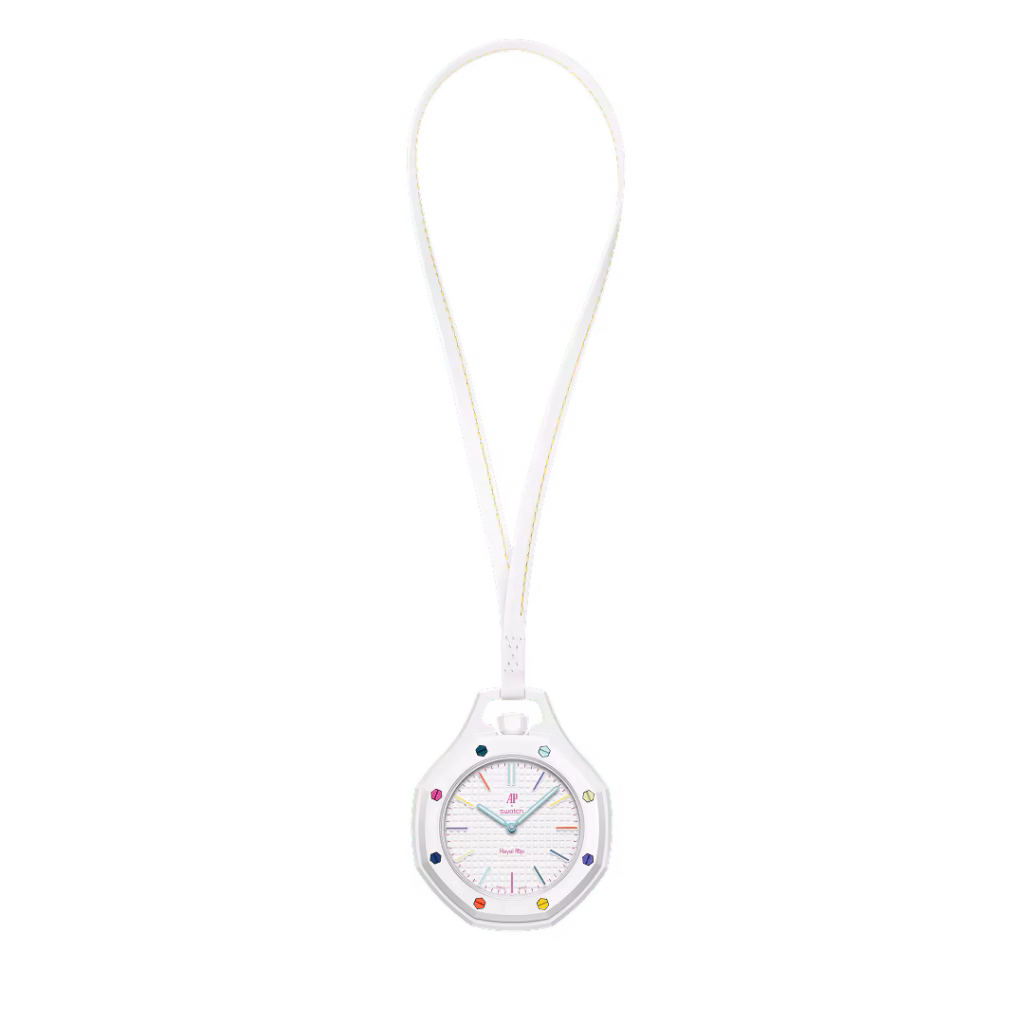 ساعت جیبی سواچ Royal Pop HUIT BLANC