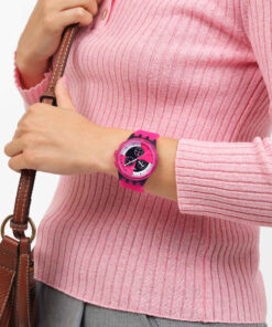 Alternative view of ساعت کرونوگراف سواچ مدل خطوط سرخابی (Fuchsia Lines)
