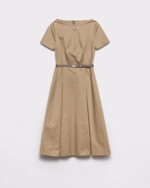 پیراهن زنانه Prada Chino Zipper