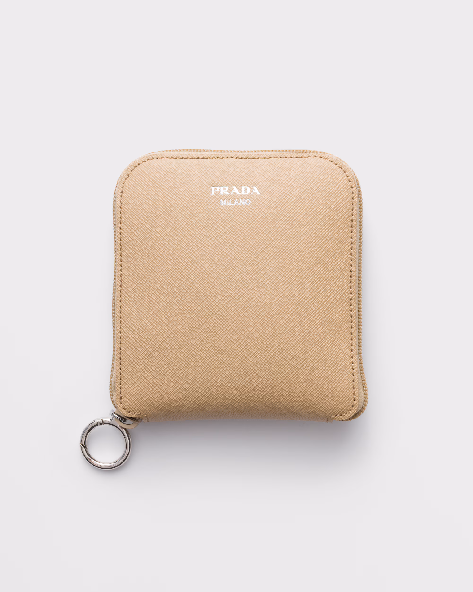 آویز چرمی سافیانو Prada با کیف توت Re-Nylon - تصویر 4