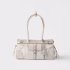کیف کتان و چرم Prada Bonnie