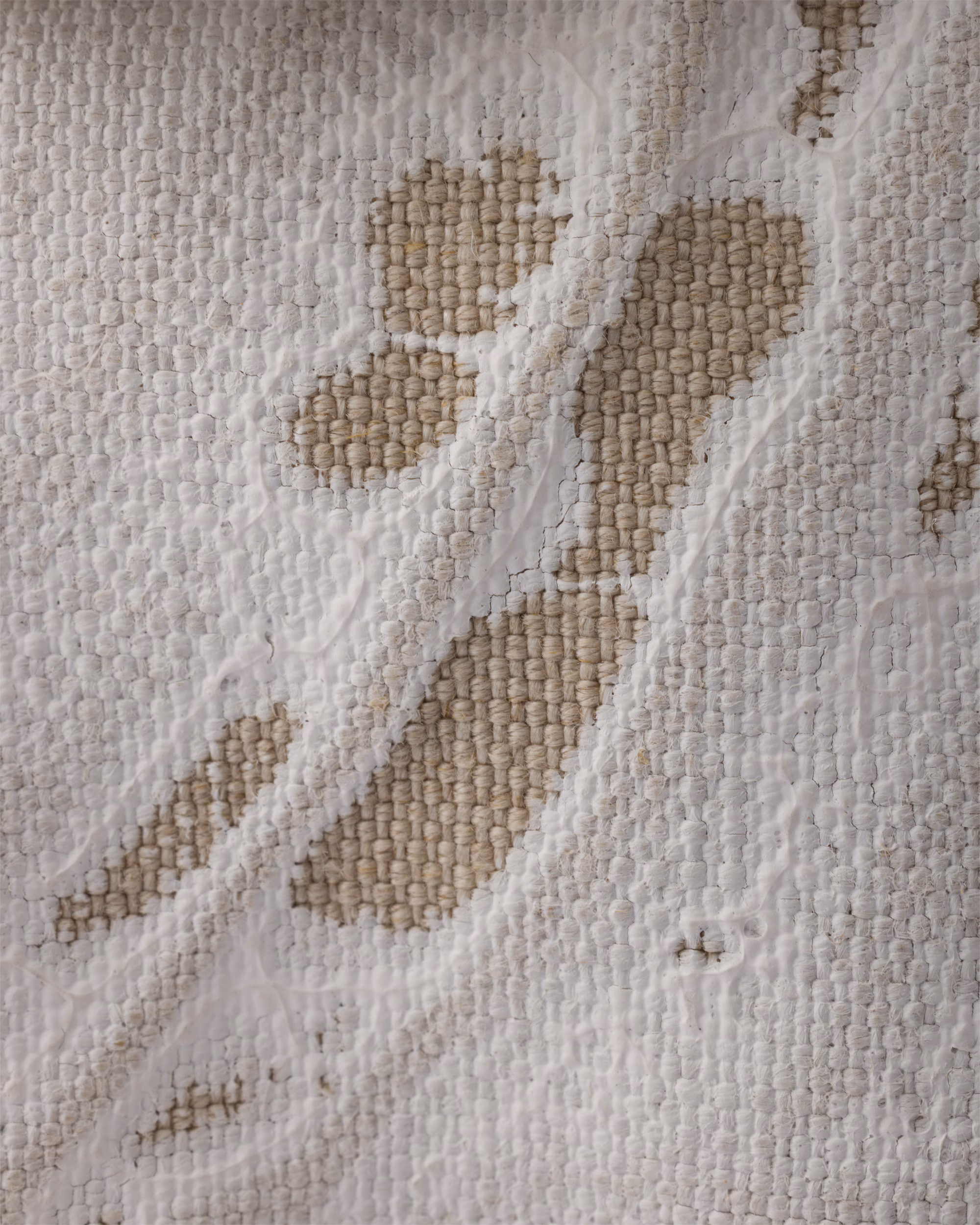 کیف دستی متوسط Prada Bonnie از جنس کتان چاپی و چرم - تصویر 6