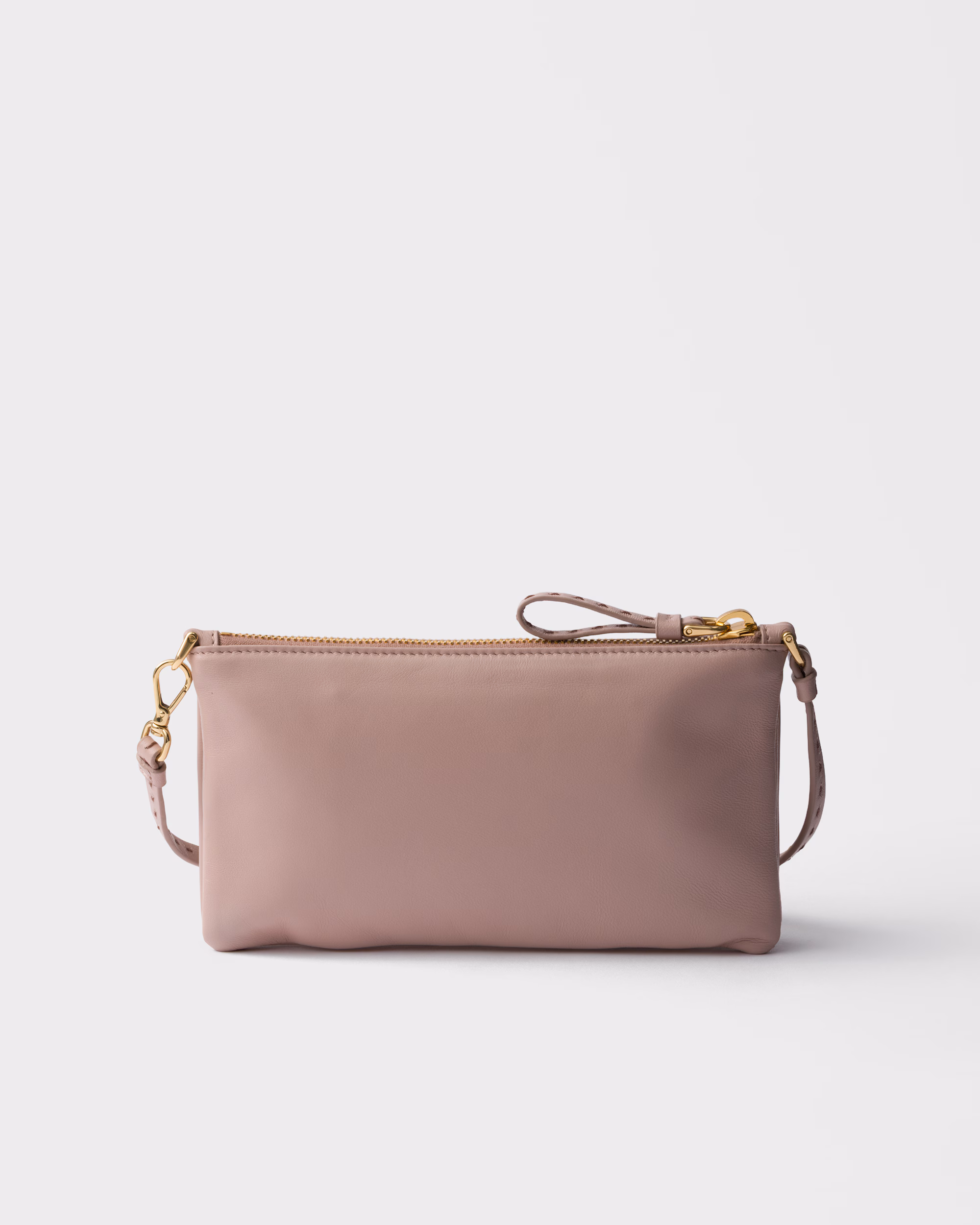 کیف چرمی ناپا Prada با زیپ - تصویر 4