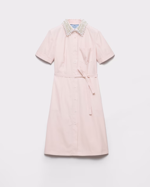 پیراهن Prada Embroidered Poplin