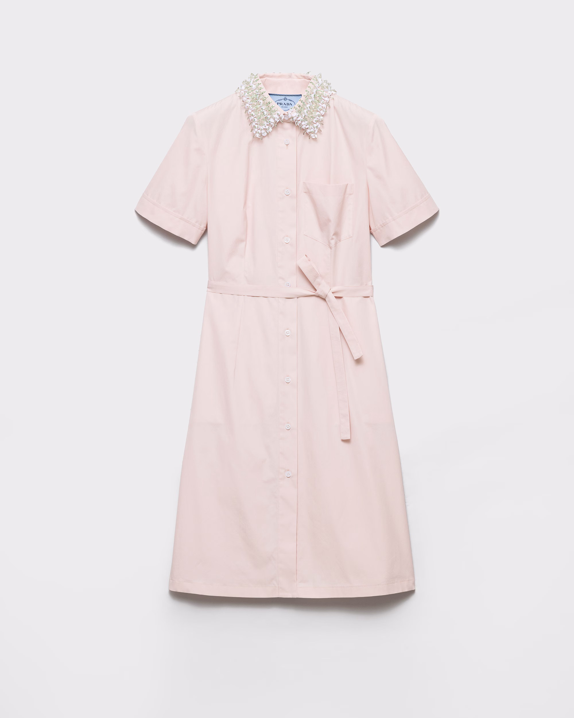 پیراهن Prada Embroidered Poplin