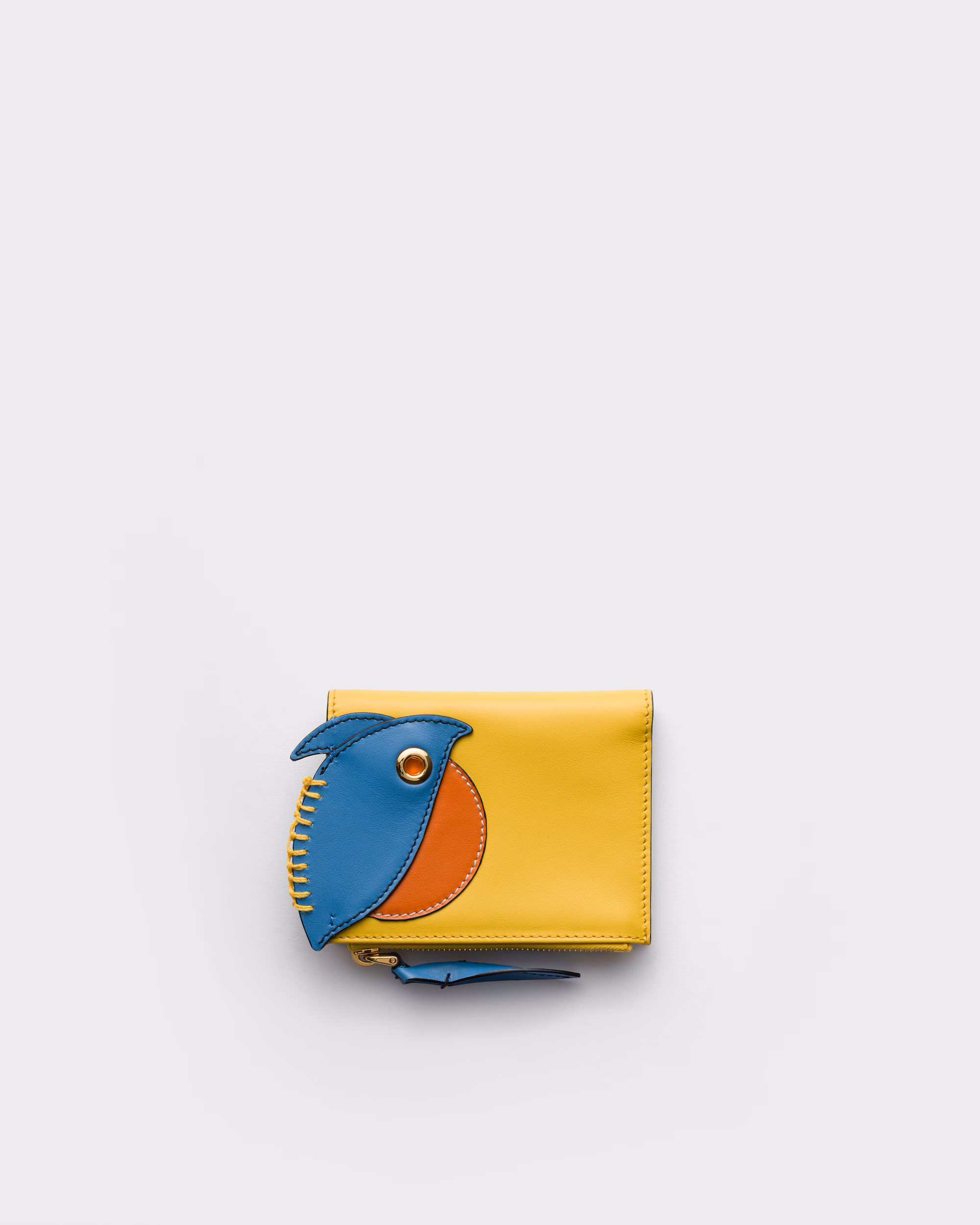کیف پول کوچک چرمی Prada