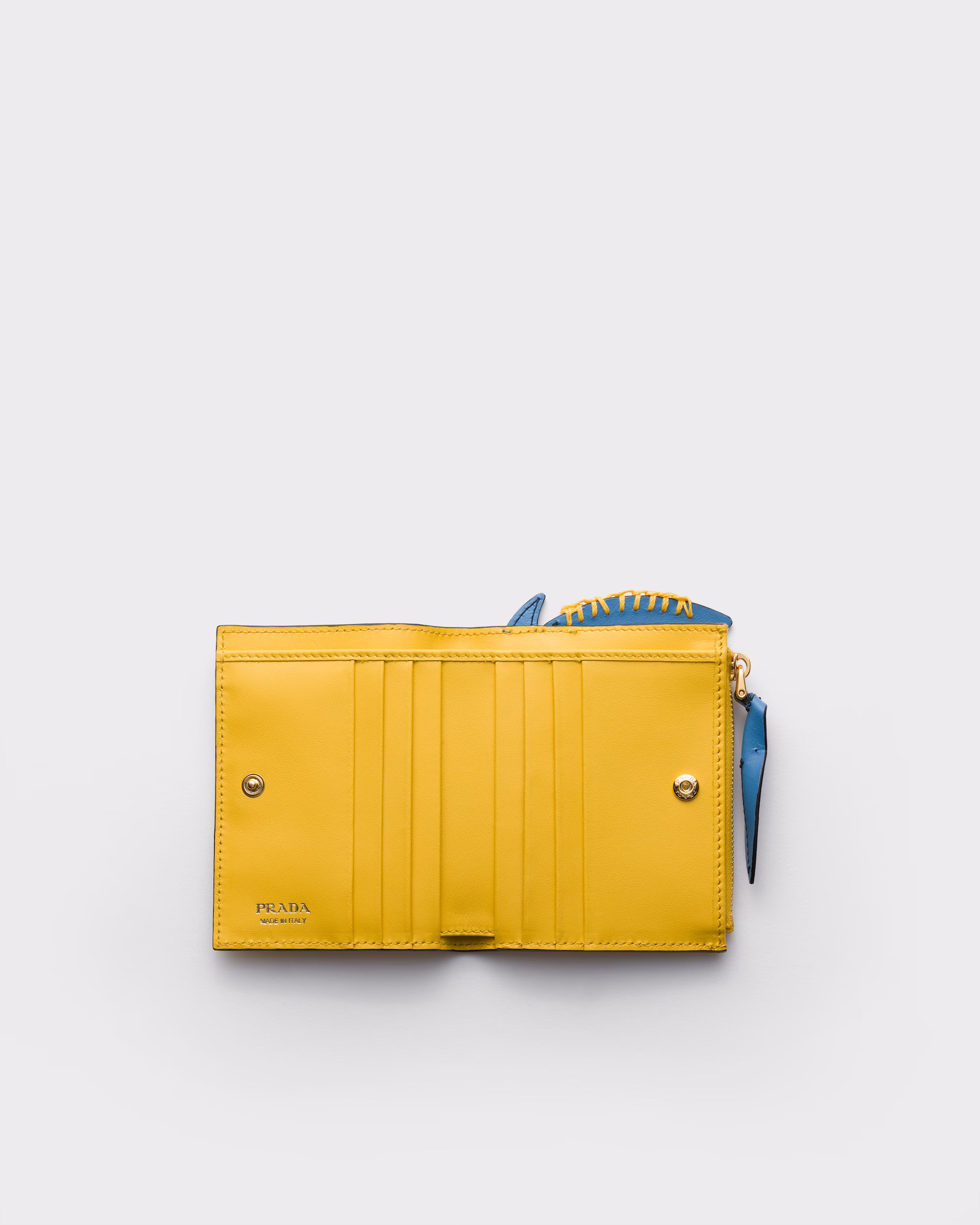 کیف پول کوچک چرمی | Prada Small Leather Wallet - تصویر 2