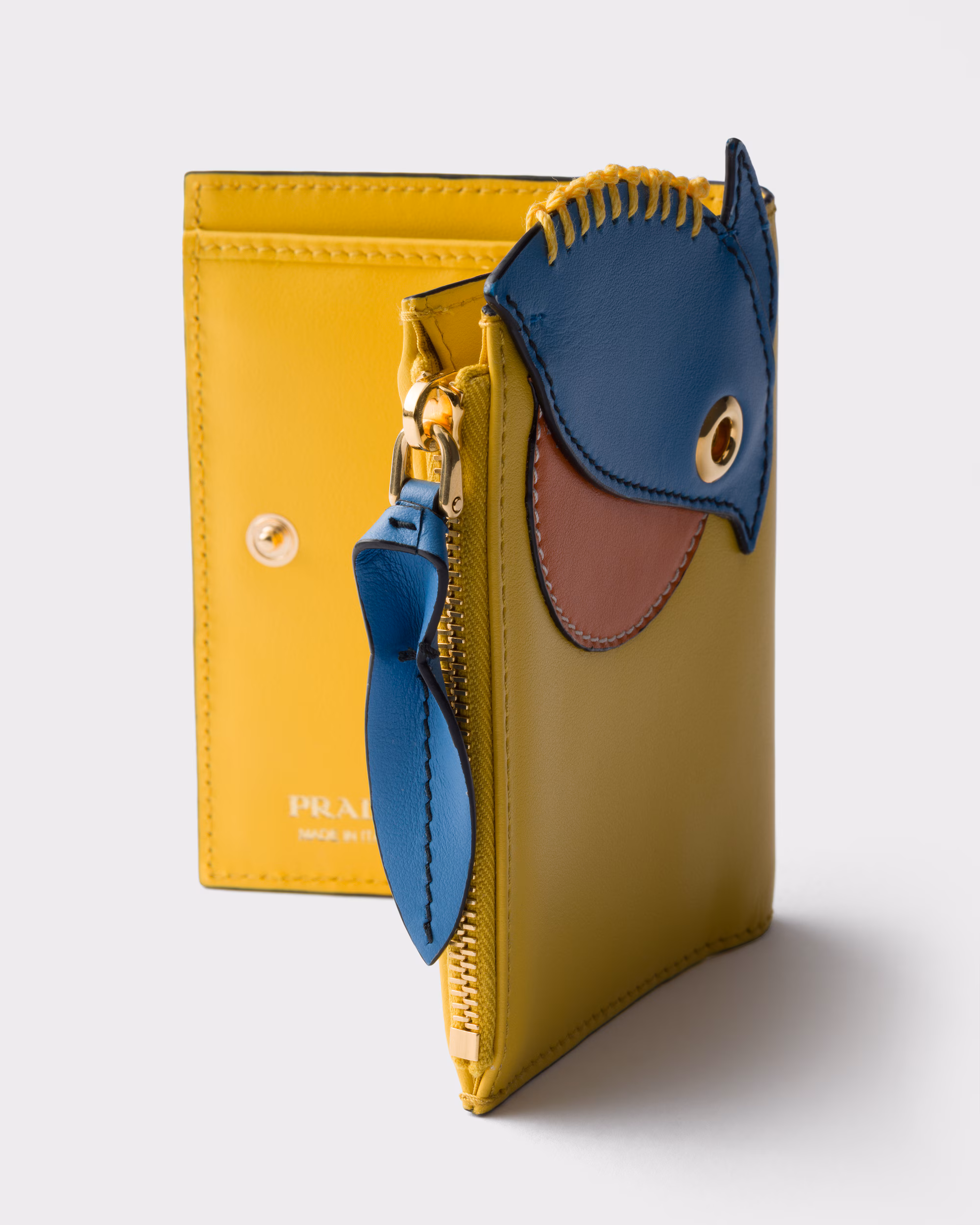 کیف پول کوچک چرمی | Prada Small Leather Wallet - تصویر 4