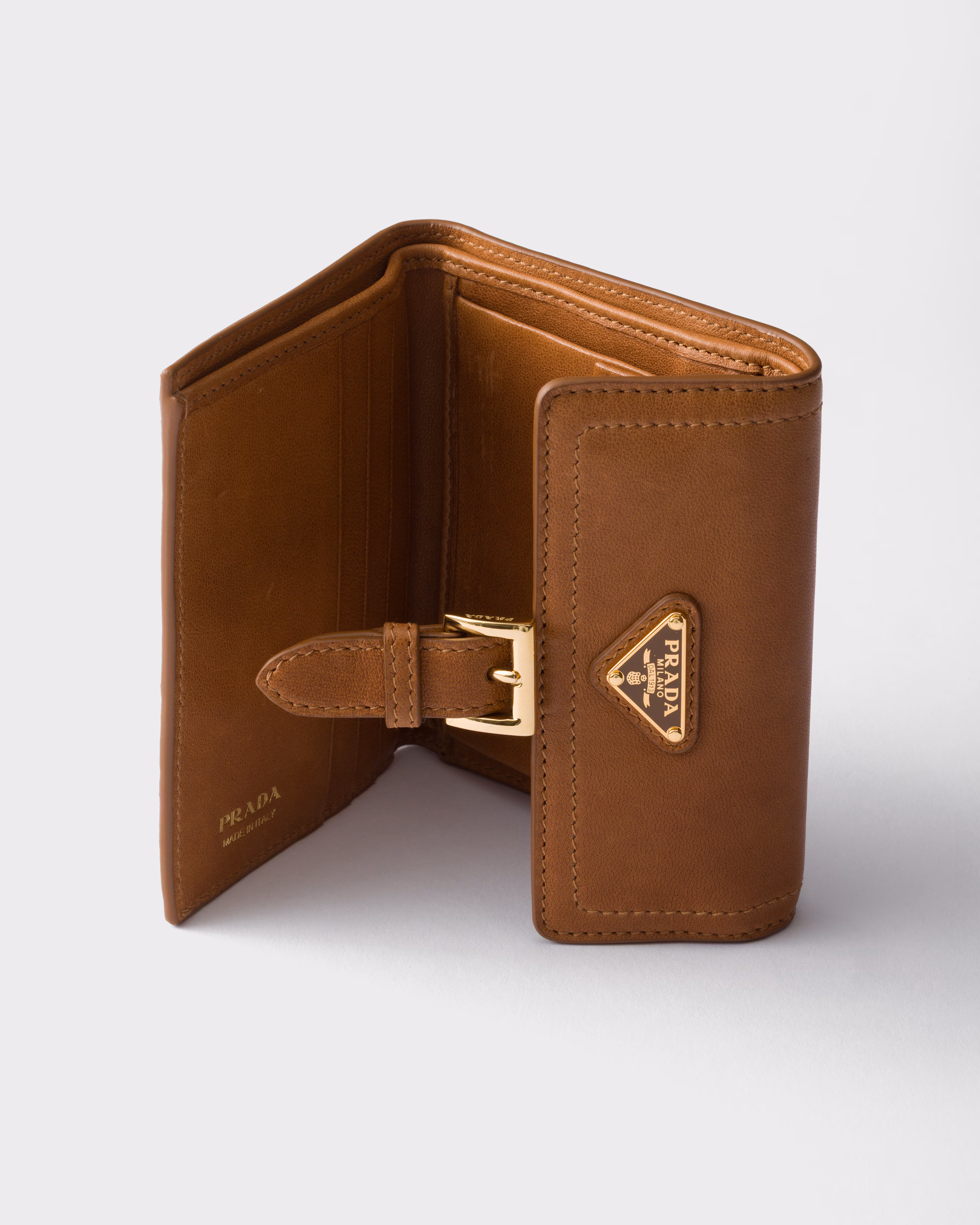 کیف پول کوچک چرم ناپا | Prada Small Nappa Leather Wallet - تصویر 4