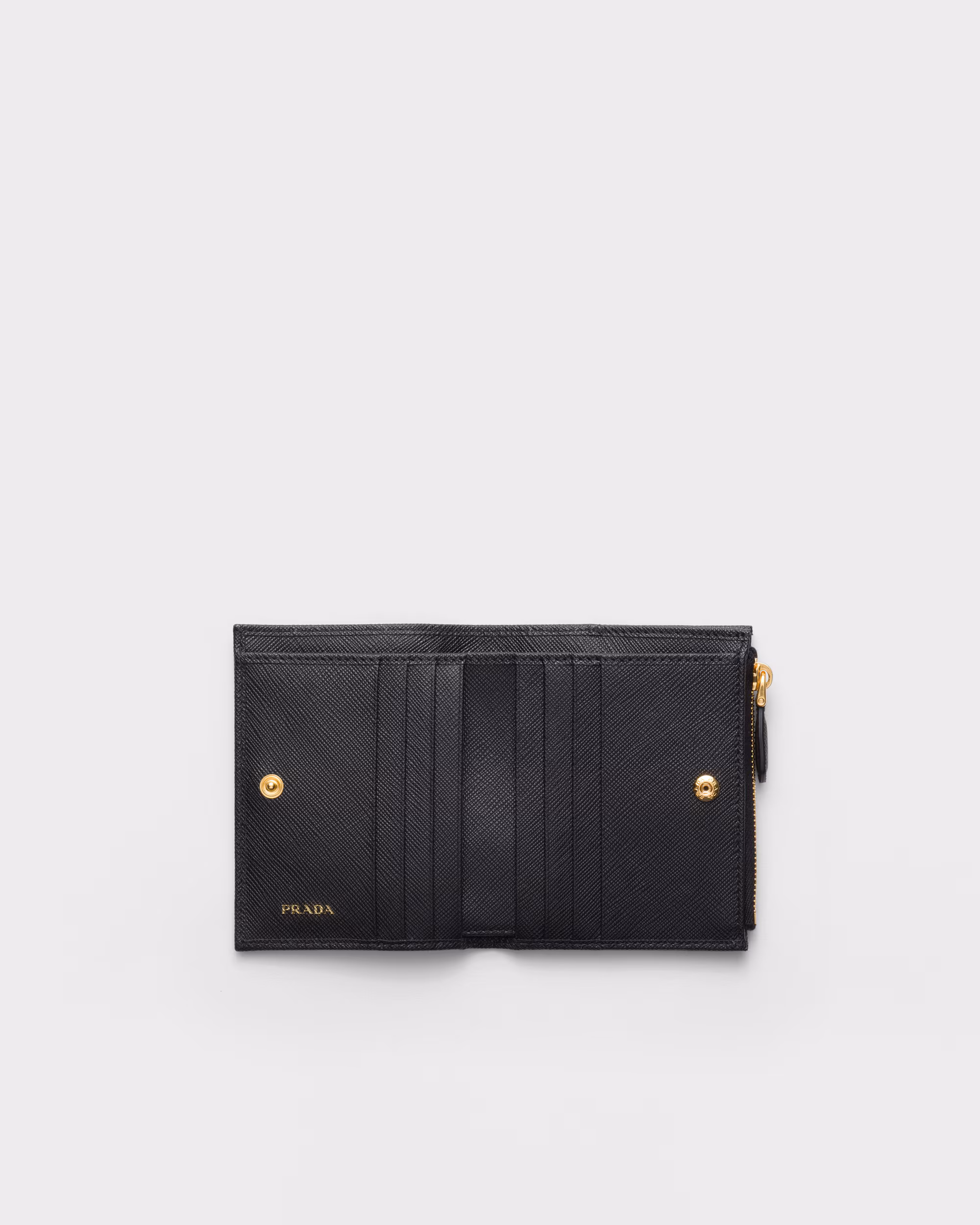 کیف پول کوچک چرم سافیانو | Prada Small Saffiano Leather Wallet - تصویر 2