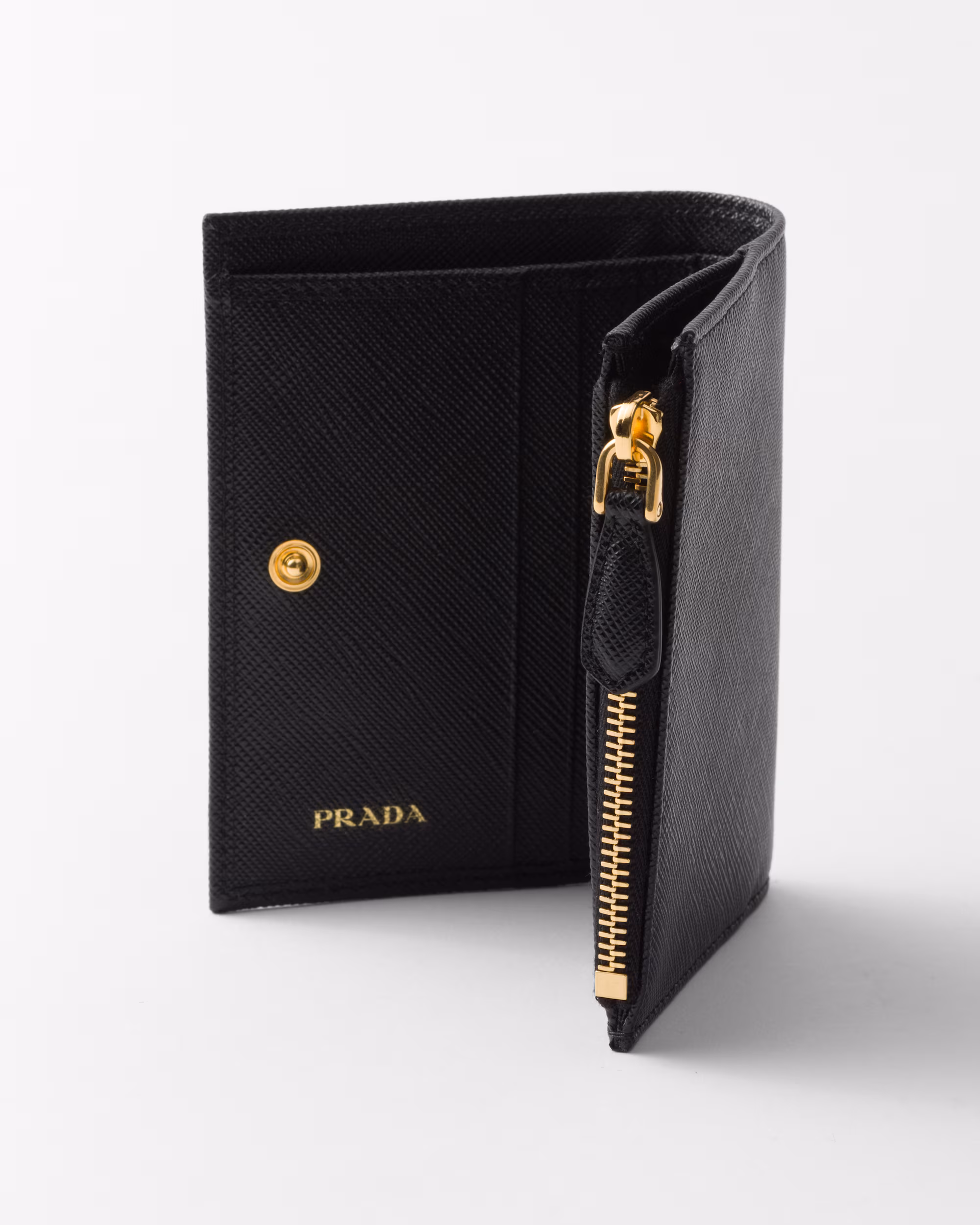 کیف پول کوچک چرم سافیانو | Prada Small Saffiano Leather Wallet - تصویر 4