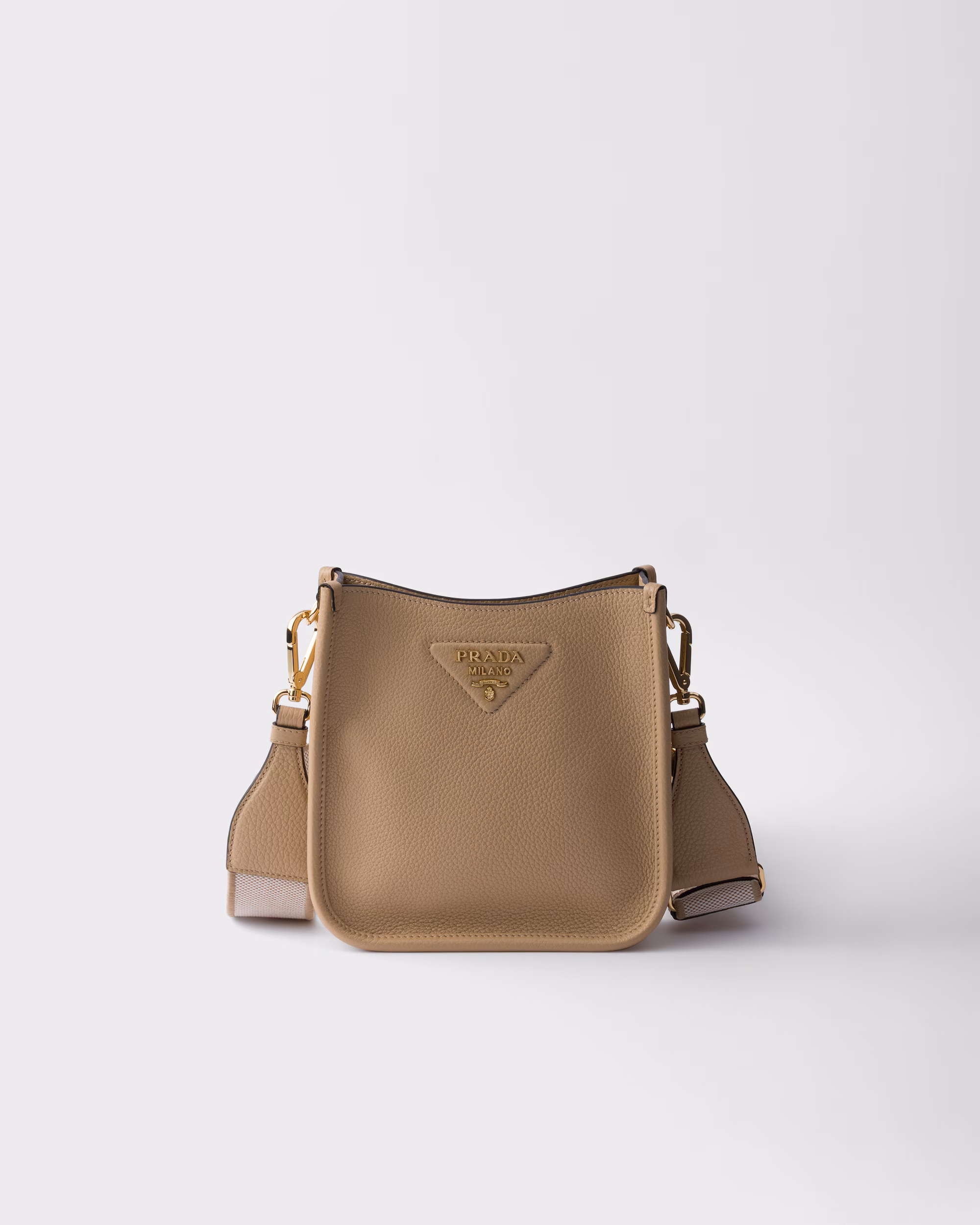 کیف دوشی مینی چرمی Prada
