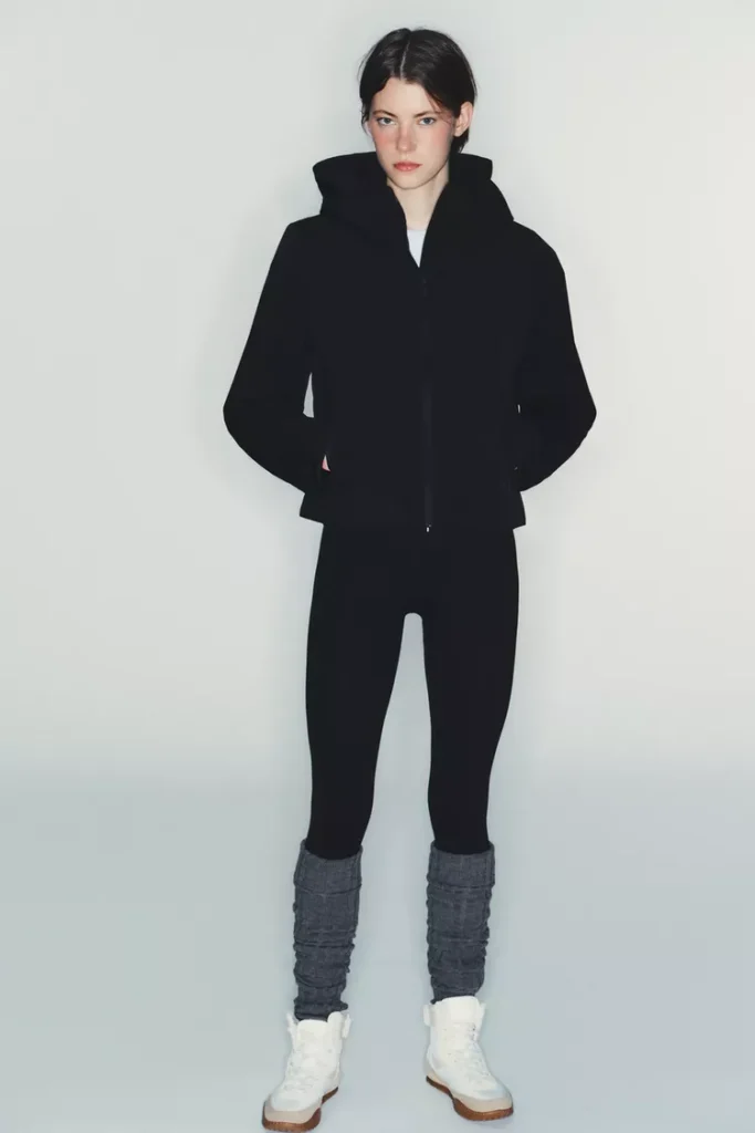 آنوراک کلاه‌دار ضدآب و ضدباد زنانه zara مدل 1255/813