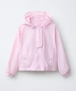 بارانی ضدآب زنانه زارا مدل Water Repellent Hooded Raincoat