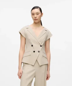 بلیزر زنانه Karl Lagerfeld مدل Cap‑Sleeved Blazer