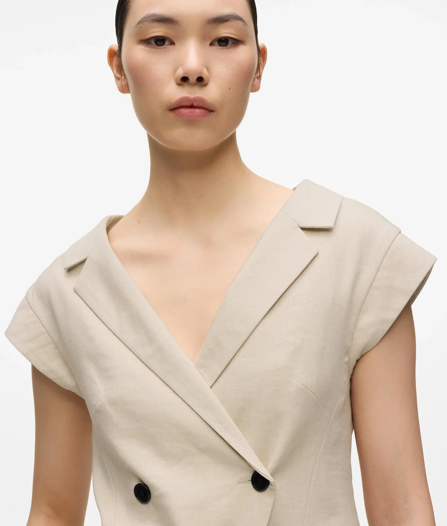بلیزر زنانه Karl Lagerfeld مدل Cap‑Sleeved Blazer - تصویر 3