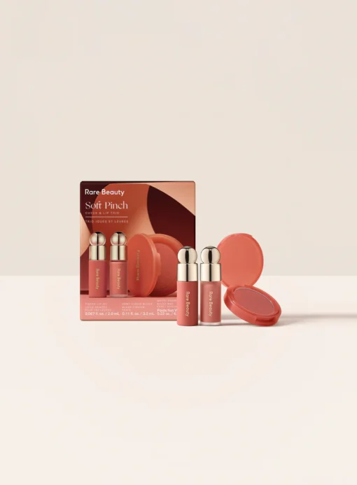 ست رژگونه و لیپ‌اویل رِیر بیوتی مدل Soft Pinch Cheek & Lip Trio