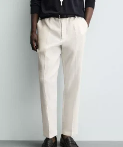 Alternative view of شلوار مردانه زارا مدل 100% Linen Regular Fit