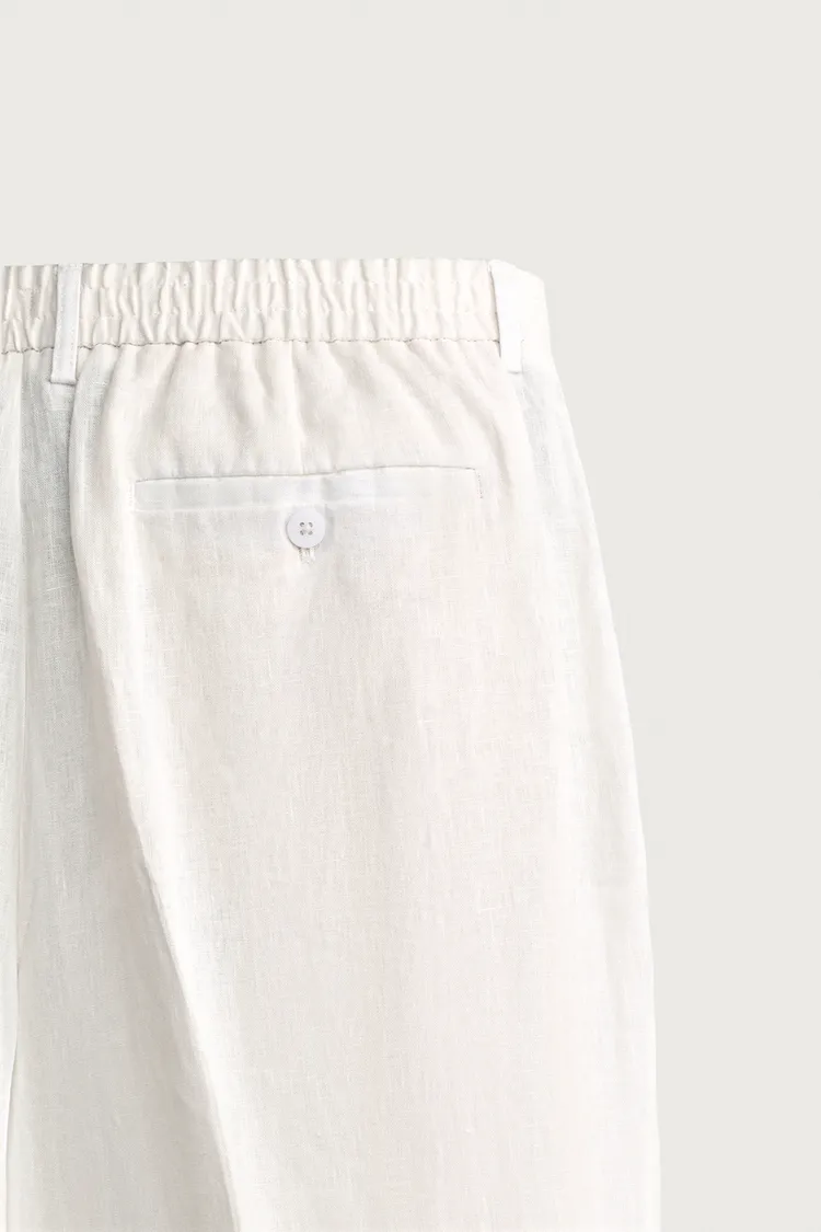 شلوار مردانه زارا مدل 100% Linen Regular Fit - تصویر 9