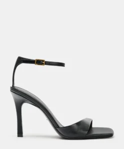 صندل چرمی زنانه زارا مدل Asymmetric Leather Heeled