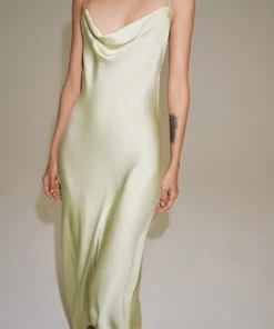 Alternative view of لباس ساتن زنانه زارا مدل ZW Collection Satin Slip