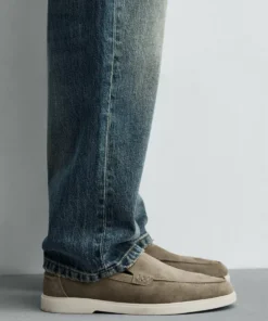 لوفر چرمی مردانه زارا مدل Casual Leather