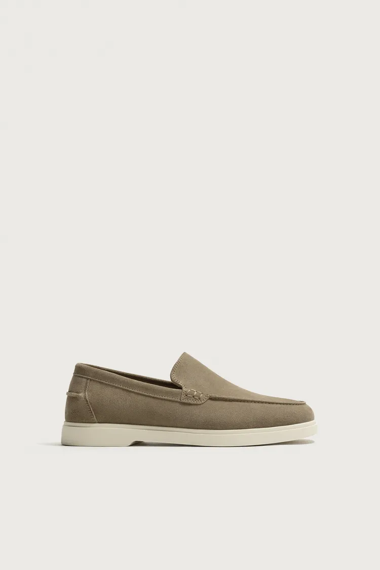 لوفر چرمی مردانه زارا مدل Casual Leather - تصویر 4