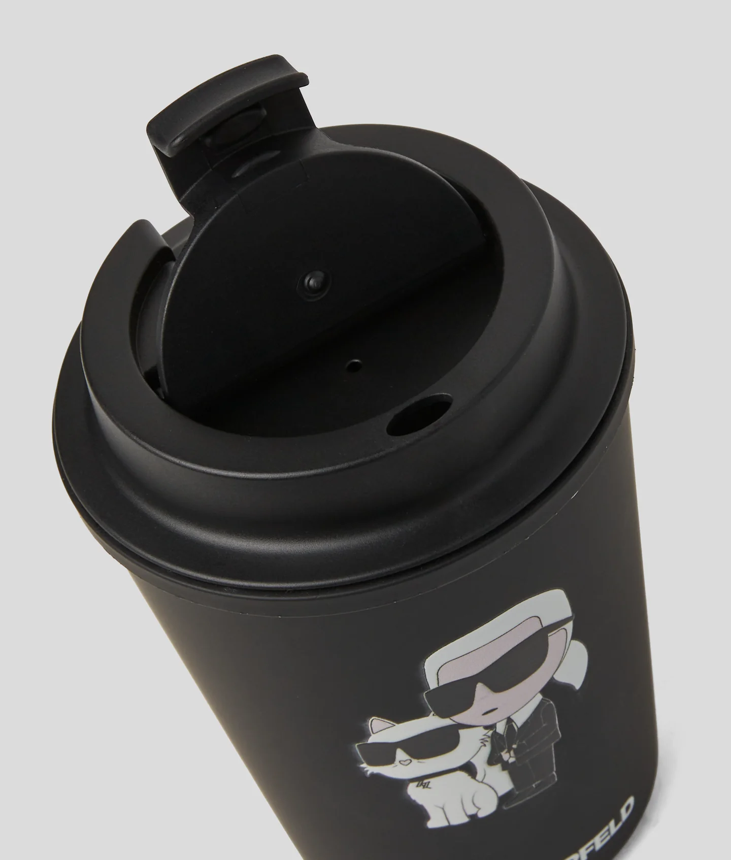 ماگ سفری کارل لاگرفلد مدل Ikon – مشکی - تصویر 2