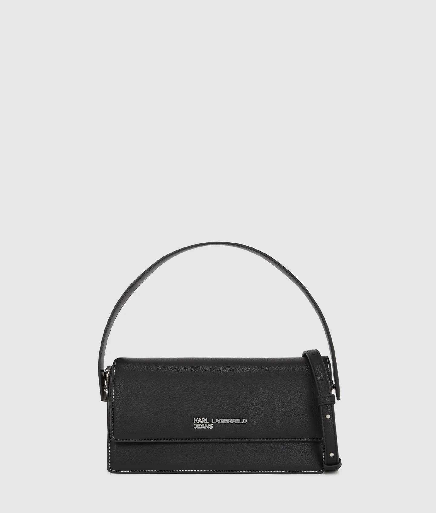 کیف دستی زنانه Karl Lagerfeld مدل Metal Logo Top Handle Bag مشکی